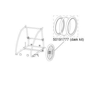 Thule Coaster XT D�k kit Tire assemply KENDA 20"