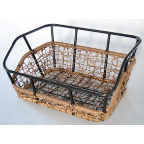 Kurv For Nest Brun med sort alu top