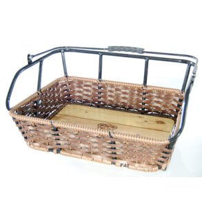 Kurv bag Avenue Brun m/sort alu top