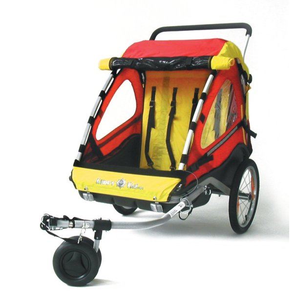 bike trailer for children Kiddy Van 101 Plus with pushing device