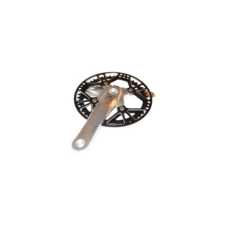 Kranks�t Avenue 46t 170 mm S�lv Med Sort Disc Til 110 mm krankbox