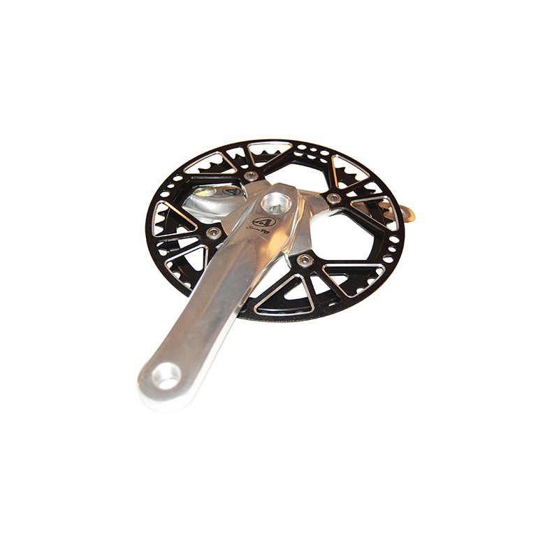 Kranks�t Avenue 46t 170 mm S�lv Med Sort Disc Til 110 mm krankbox