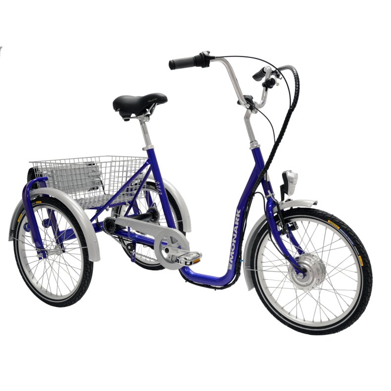 3-HJULET VOKSEN 20" 3G BL� EL / F�s ogs� uden El