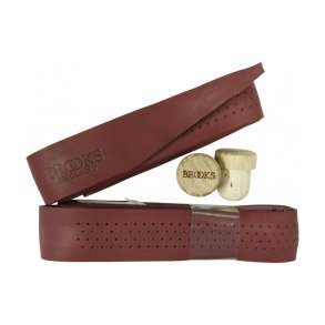 Styrbnd Brooks Maroon lder mkorkstyrpropper st