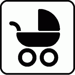 4 Cykeldk + slanger 37-288 14 * 1 3/8 TIL BARNEVOGN