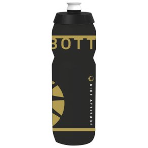 Bike Attitude Bottle Up drikkedunk 550 ml - sort/guld