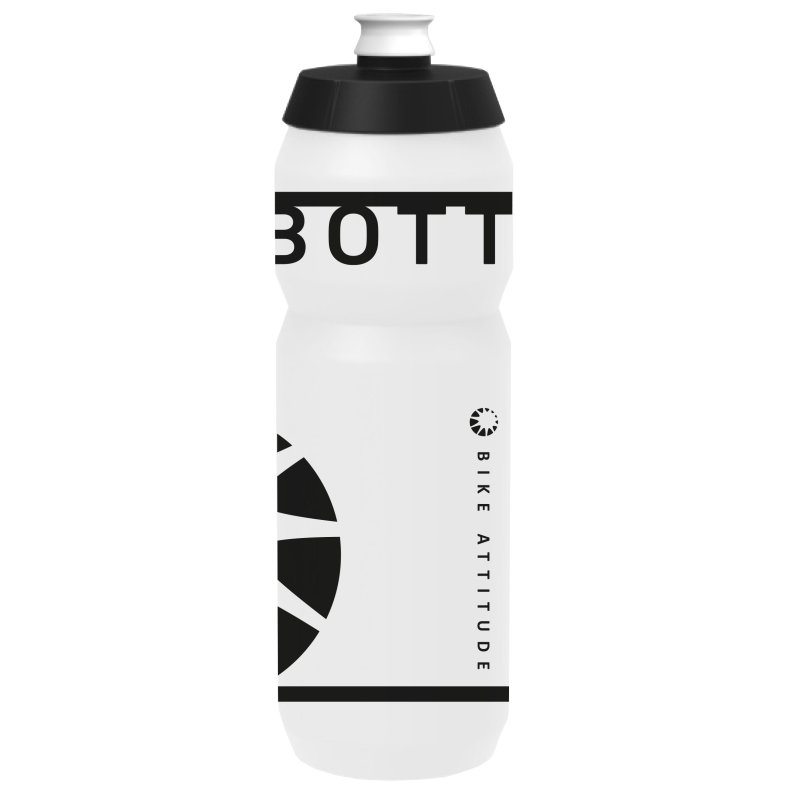 Bike Attitude Bottle Up drikkedunk 750 ml - klar/sort