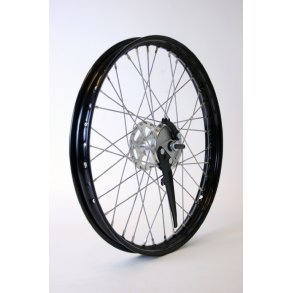 Forhjul 20 x 2 Transport Sort M/Tromlebremse Kompl