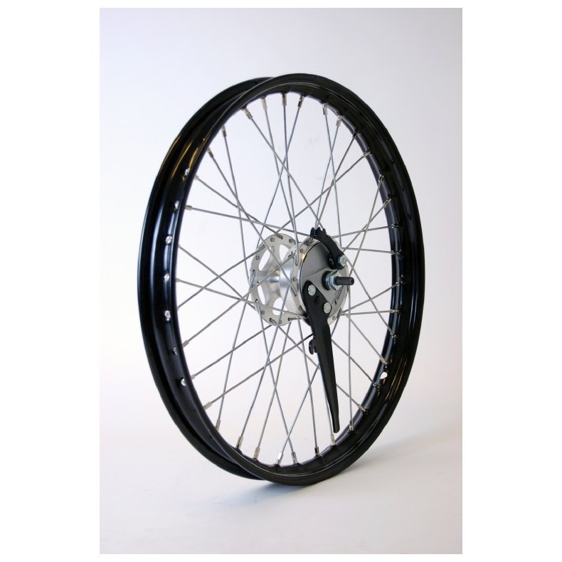 Forhjul 20 x 2 Transport Sort M/Tromlebremse Kompl