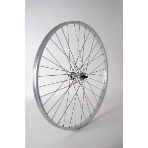 Forhjul 26 x 1 3/8 Alu Nav Rf. Eger Mat F�lg