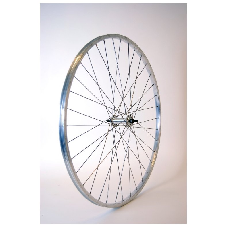 Forhjul 27 x 1 1/4 Alu Nav Rf. Eger Sch�rmann Blan