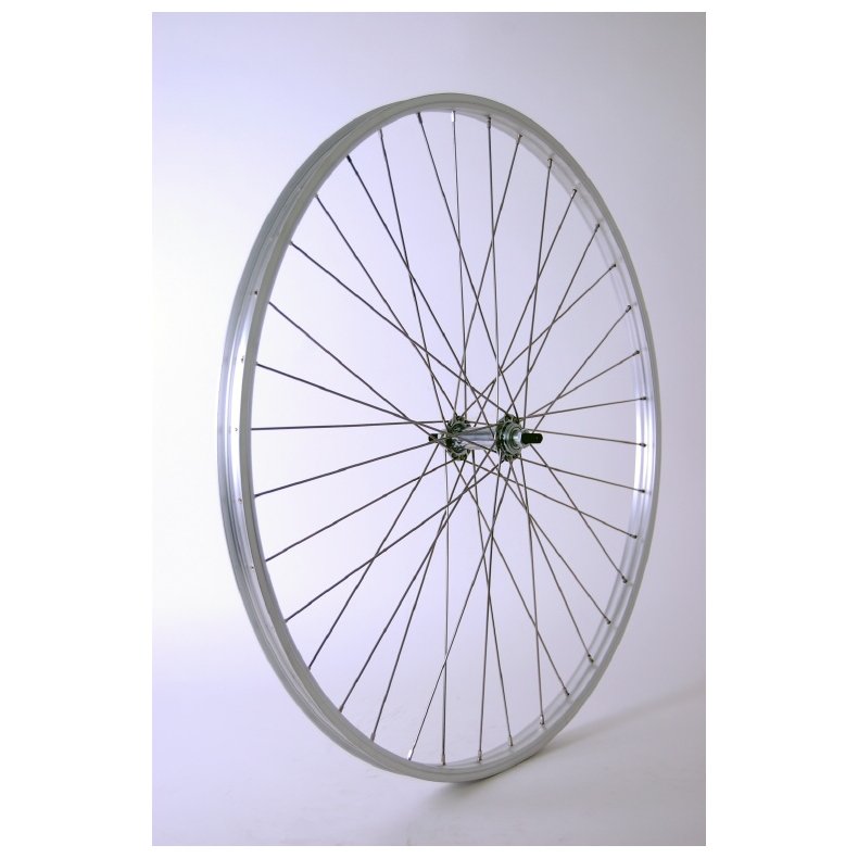 Forhjul 28 x 1 1/2 St�l Nav Rf. Eger Alu F�lg Sch&uuml;