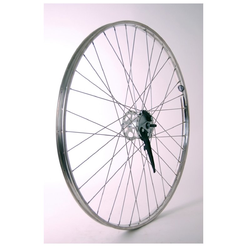 Forhjul 28 x 1 1/2 Tromlebremse""