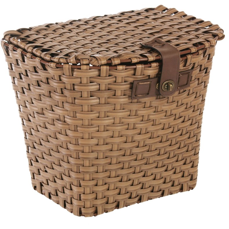 FORKURV M/L�G POLYRATTAN BRUN FRA KILDEMOES
