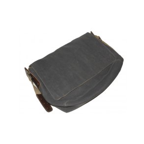 Skuldertaske Brooks Barbican Canvass Grey/Choco