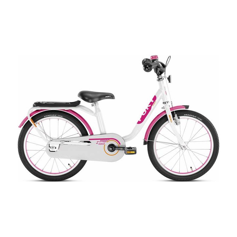 Puky legecykel 18 tommer pige lyser�d /hvid 