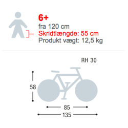 Skyride 20-3 ALU Puky cykel hvid