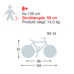 Skyride 24-3 ALU light (City) lilla/orange 