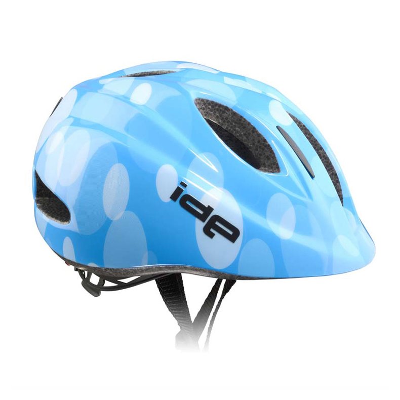 rh+ IDE b�rnecykelhjelm lysebl� m/ringe