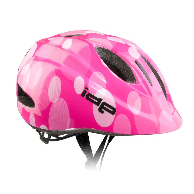 rh+ IDE b�rnecykelhjelm pink m/ringe