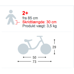 PUKY LBE - Gcykel FRA 2 R Lilla 