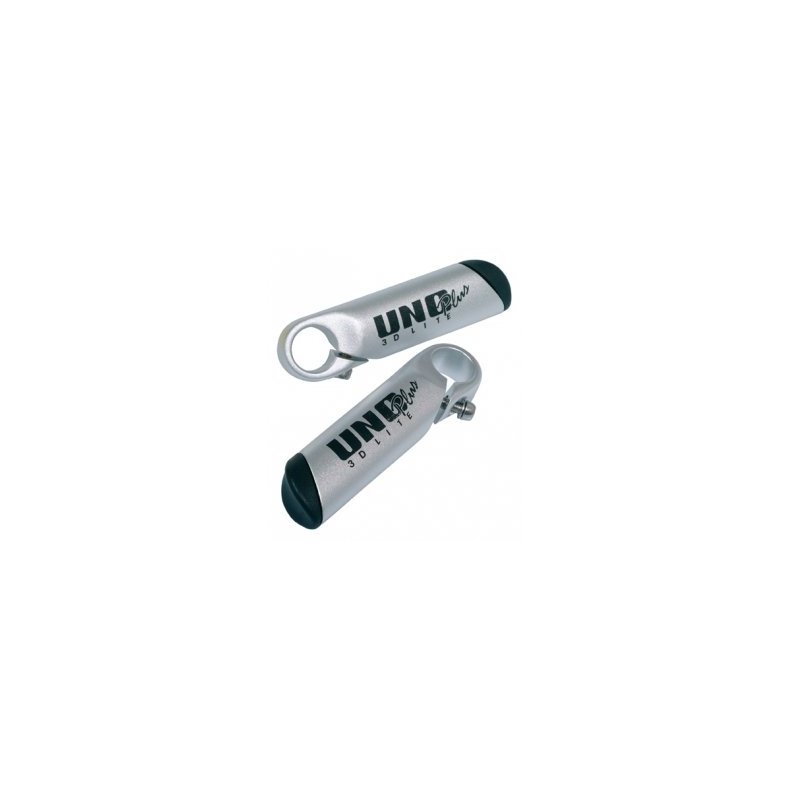 Bike Attitude 3D barends - 80 mm, s�lv
