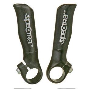 BAR ENDS ALU. SORT 105MM