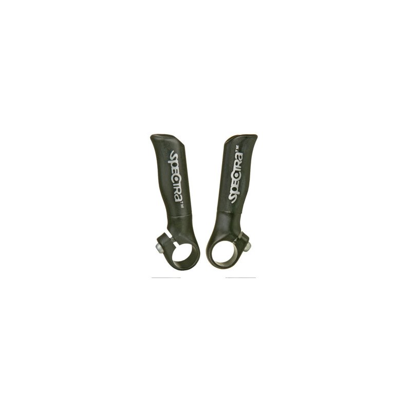 BAR ENDS ALU. SORT 105MM