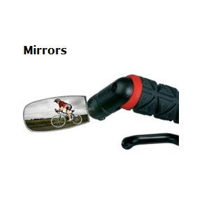 SPIN bar end and handlebar mirror