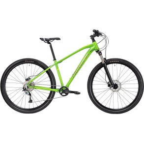 Principia MTB A4.9 29 tommer Acera 1x9 affjedret forgaffel hydrauliske skivebremser 15 tommer blank lime m. gr�/gul 2022