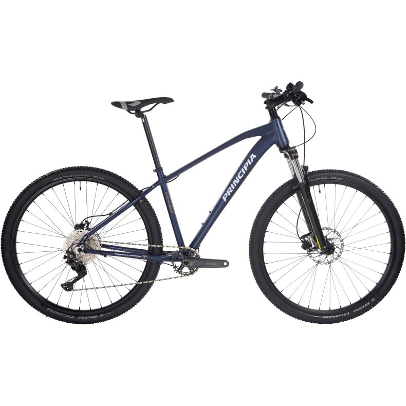 Principia Evoke A6.9 21 tommer 11 gear Shimano Deore hydrauliske skivebremser mat bl� 2027