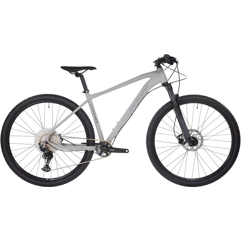 Principia Evoke A8.9 15 tommer 12 gear Shimano Deore hydrauliske skivebremser mat gr� 2027