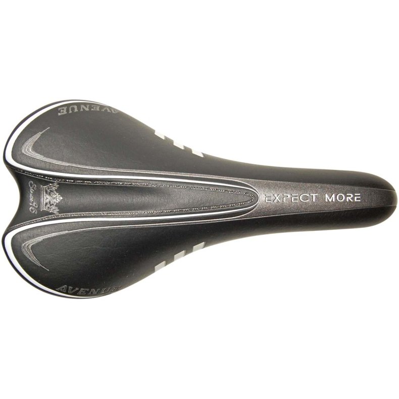 Sadel Avenue Sort m/gr� striber 2014