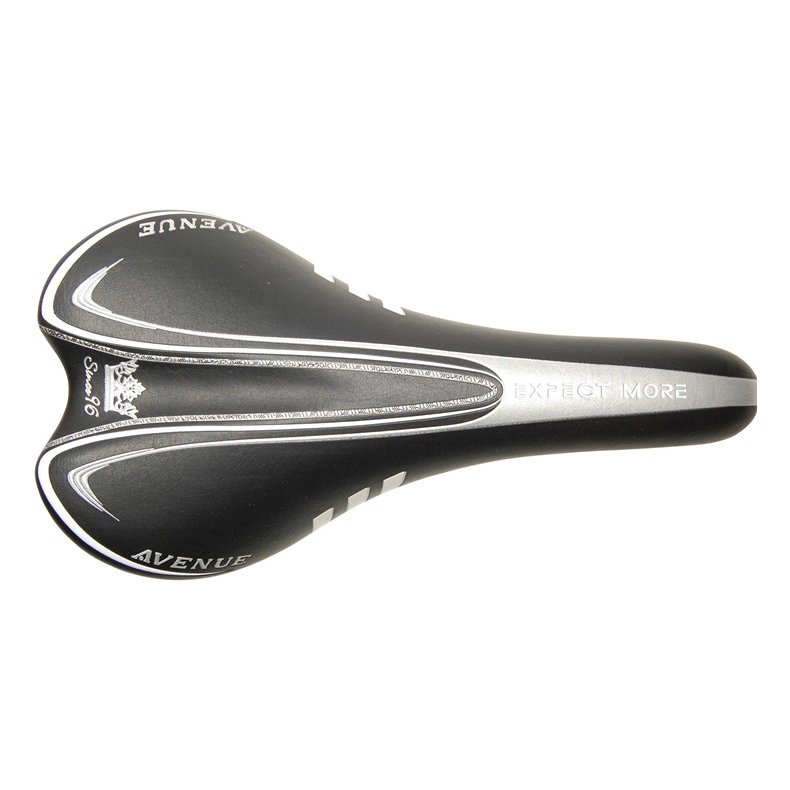 Sadel Avenue Sort m/hvide striber