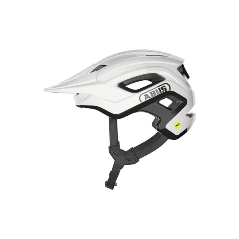 ABUS CliffHanger MIPS - shiny white - str. M (54-58 cm)