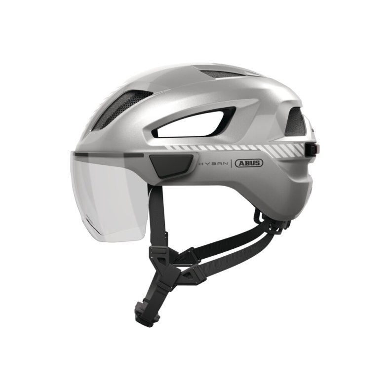 ABUS Hyban 3.0 ACE - signal silver - str. M (54-58 cm)