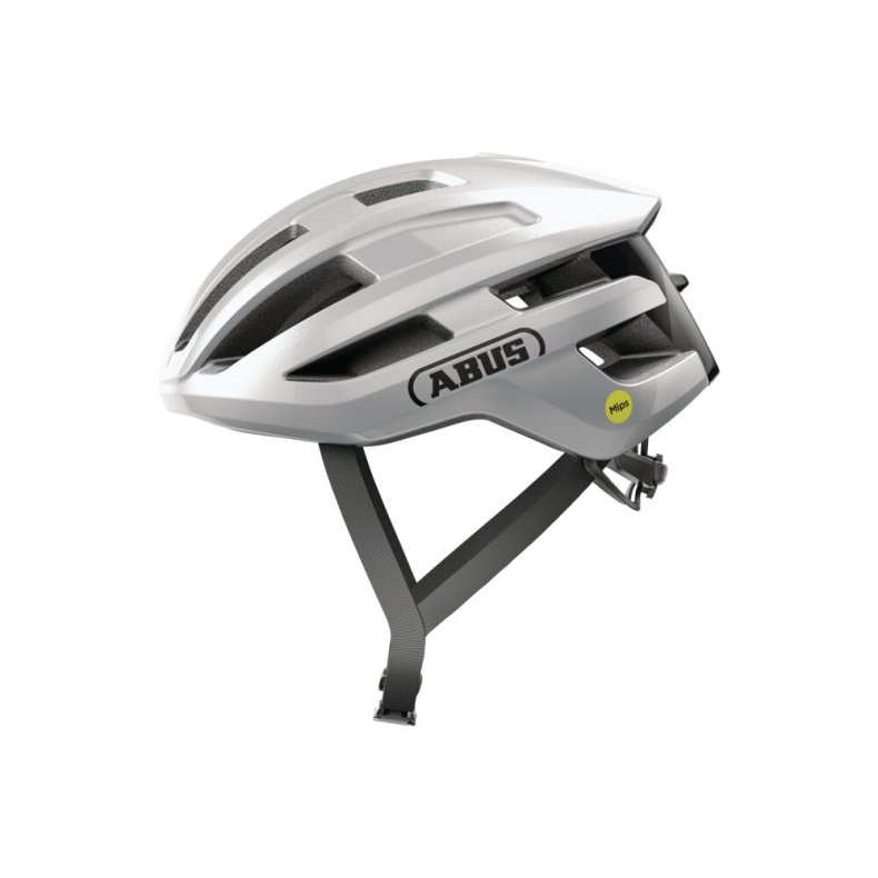 ABUS PowerDome MIPS - gleam silver - str. M (54-58 cm)