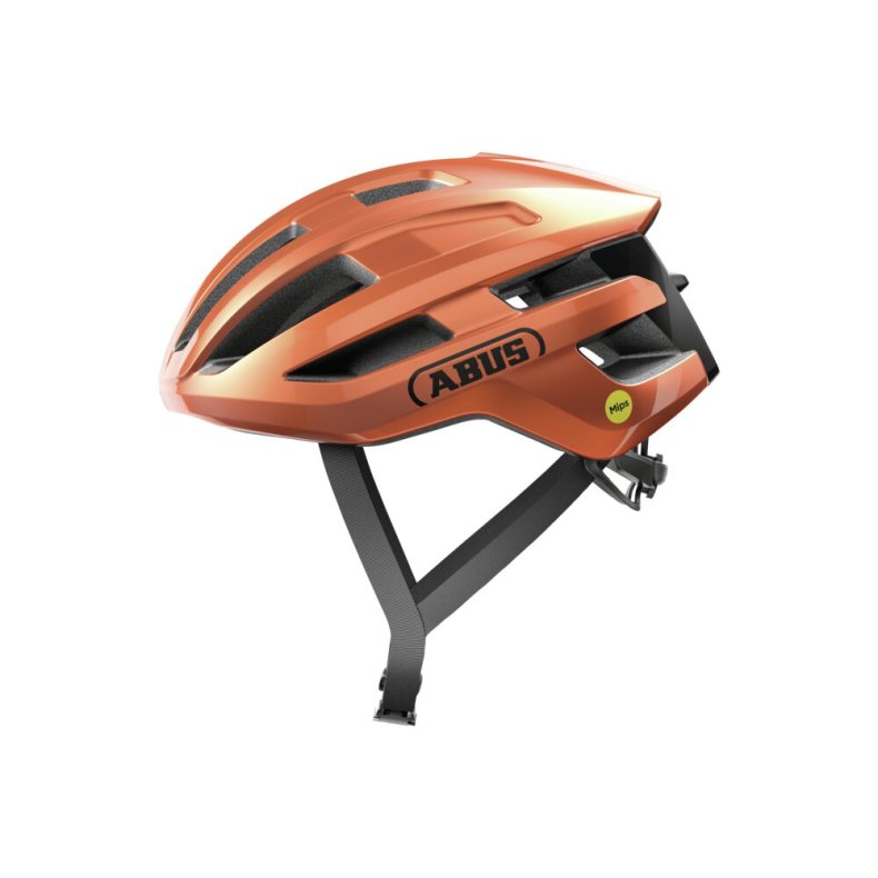 ABUS PowerDome MIPS - goldfish orange - str. M (54-58 cm)