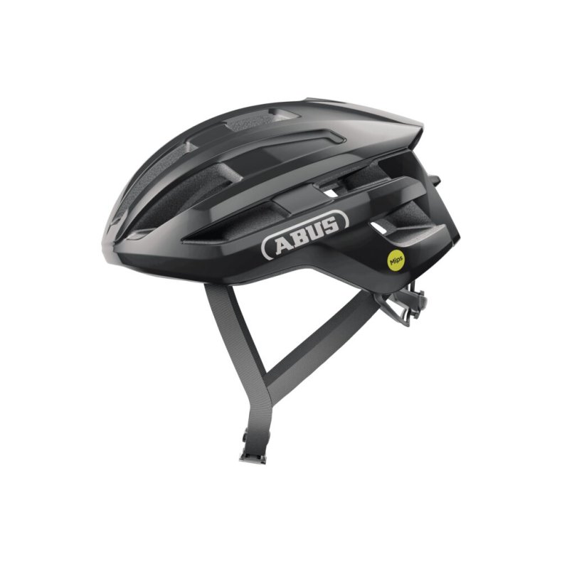 ABUS PowerDome MIPS - shiny black - str. M (54-58 cm)
