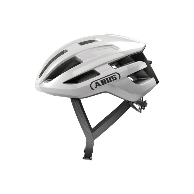 ABUS PowerDome - shiny white - str. M (54-58 cm)