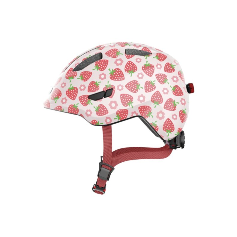 ABUS Smiley 3.0 LED - rose strawberry - str. M (50-55 cm)