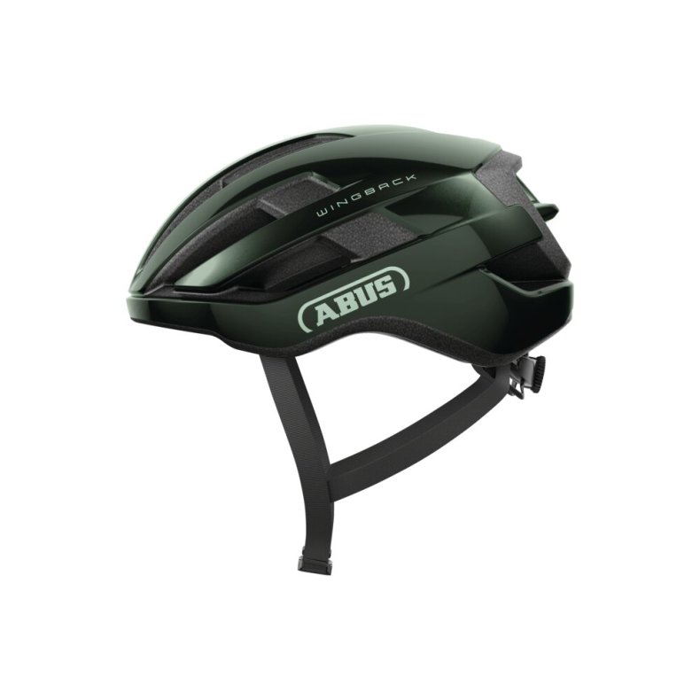 ABUS WingBack - moss green - str. M (54-58 cm)
