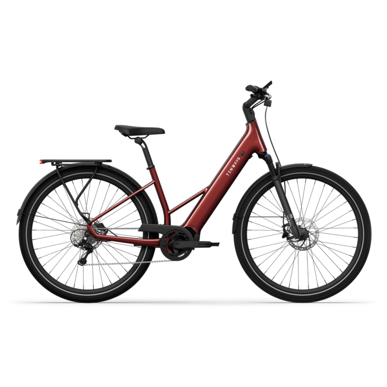 AGO AIR Elcykel � Mellemmotor, 80 Nm, 100 km r�kkevidde R�D