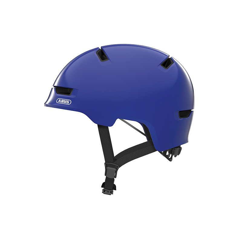 Abus Hjelm Scraper Kid 3.0, shiny blue