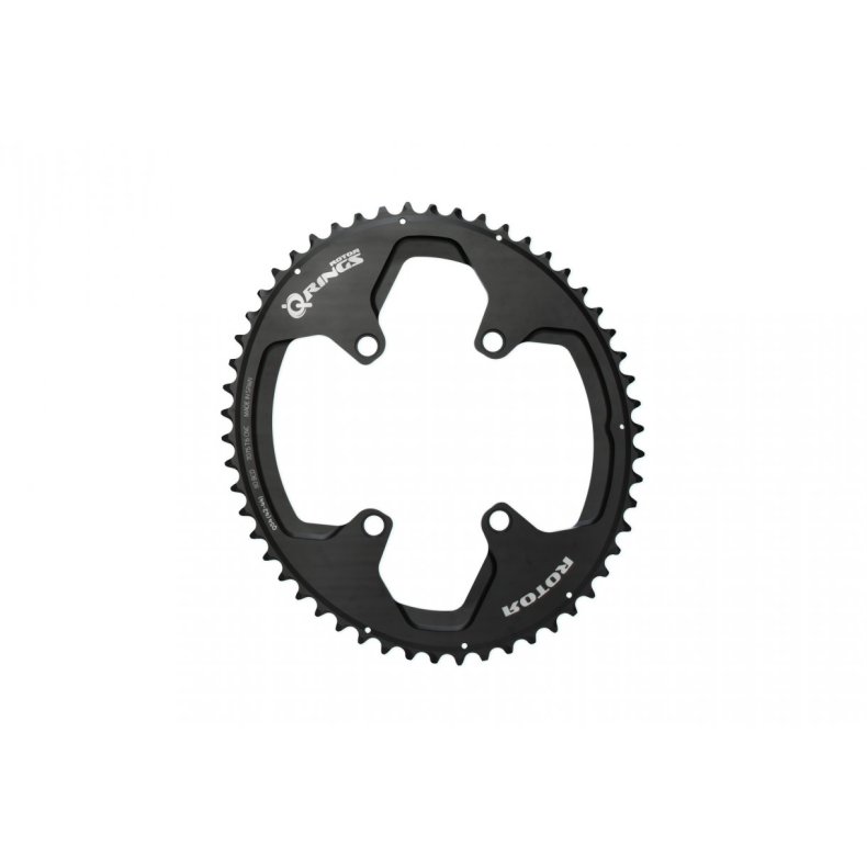 Rotor Spider mount 110x4 Rings: Q Ring 53T(39) Outer Black