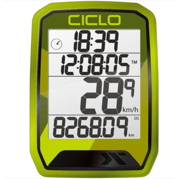 CICLOSPORT Cykelcomputer trdls 205 Grn