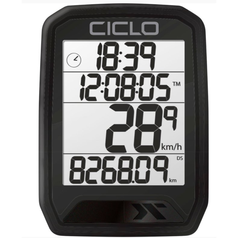 CICLOSPORT Cykelcomputer tr�dl�s 205 Sort