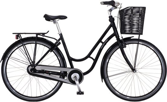 lys pære ukendt Hvad angår folk Kildemoes sort retro damecykel med kurv - Kildemoes Damecykel -  Cykelbutikken.eu