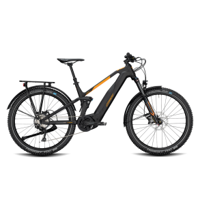 Conway Xyron C 227 Fully Mtb E bike med skrme og bagagebrer Bosch 500 Wh