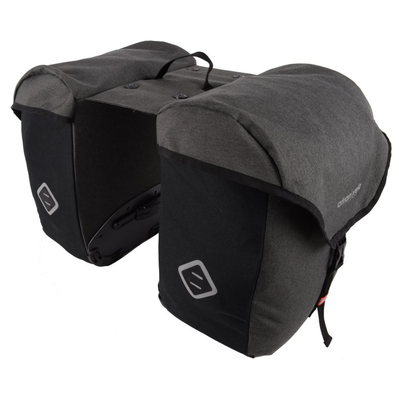 DOBBELTTASKE AVS GR�/SORT 2 x 24,5 LITER